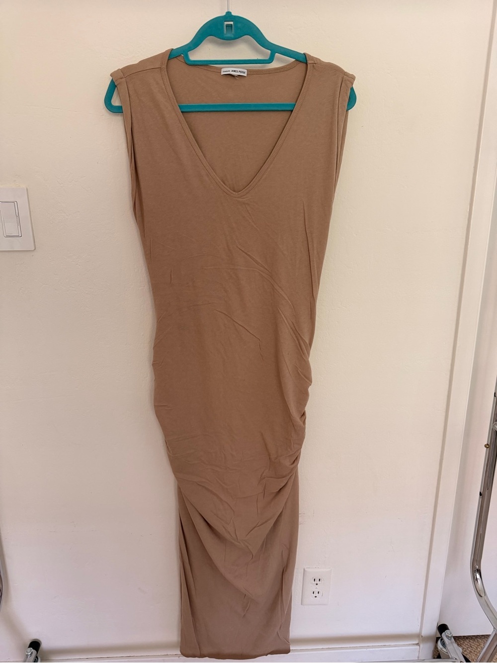 James Perse Neutral Tan Tank dress